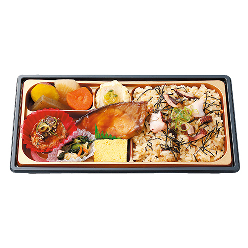 北海道産ぶり照焼とたこめし弁当