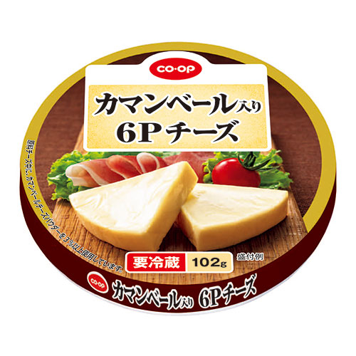 コープ カマンベール入り６Ｐチーズ １０２ｇ