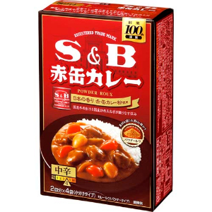 Ｓ＆Ｂ 赤缶カレーパウダールウ中辛 １５２ｇ