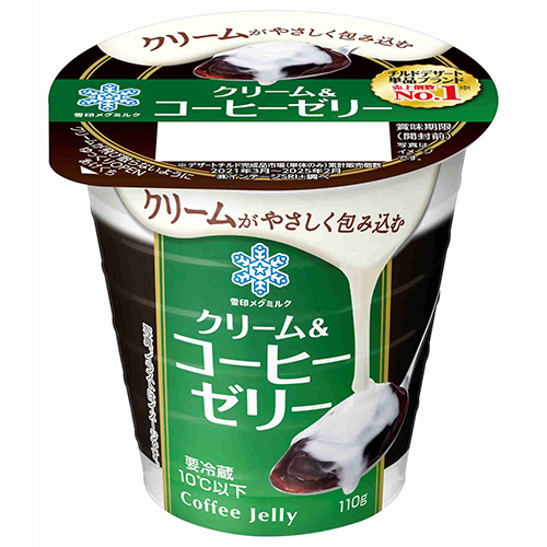 雪メグ クリーム＆コーヒーゼリー １１０ｇ