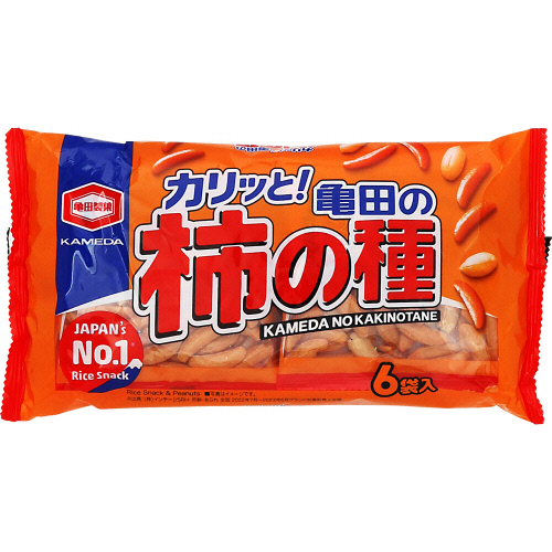 亀田 亀田の柿の種６袋 １８０ｇ